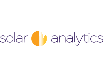 A logo of Solar analytics