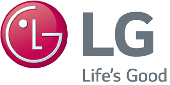 A logo of Life's Good (LG)